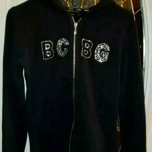 BCBG MAXAZM Bling Hoodie Sz Small